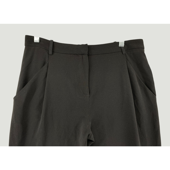 ZARA NWT Black Tapered Trousers - Size S - Side Zip Ankle - Workwear Chic - Picture 5 of 9